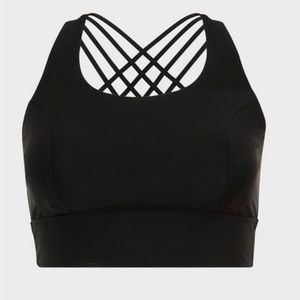 Active Wireless Strappy Racerback Bikini Top